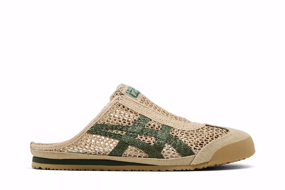 Onitsuka Tiger Mexico 66 Sabot Beige Green, view 2