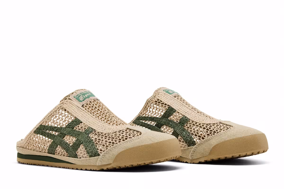 Onitsuka Tiger Mexico 66 Sabot Beige Green, view 9