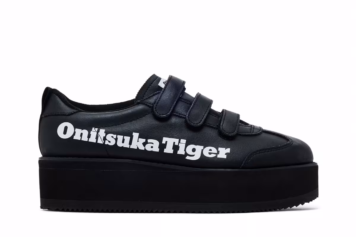 Onitsuka Tiger Women's Mexico Delegation Chunk Black White, view 2