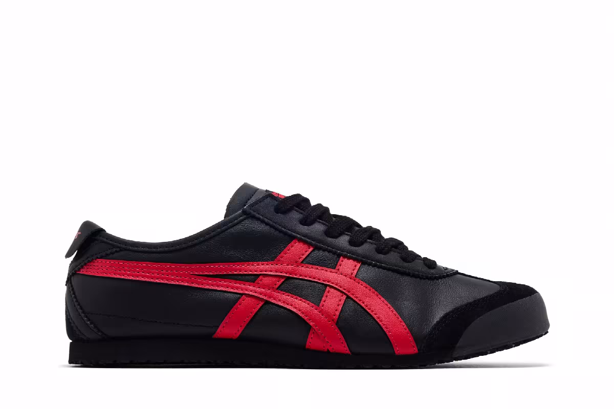Onitsuka Tiger Mexico 66 Black Classic Red, view 2