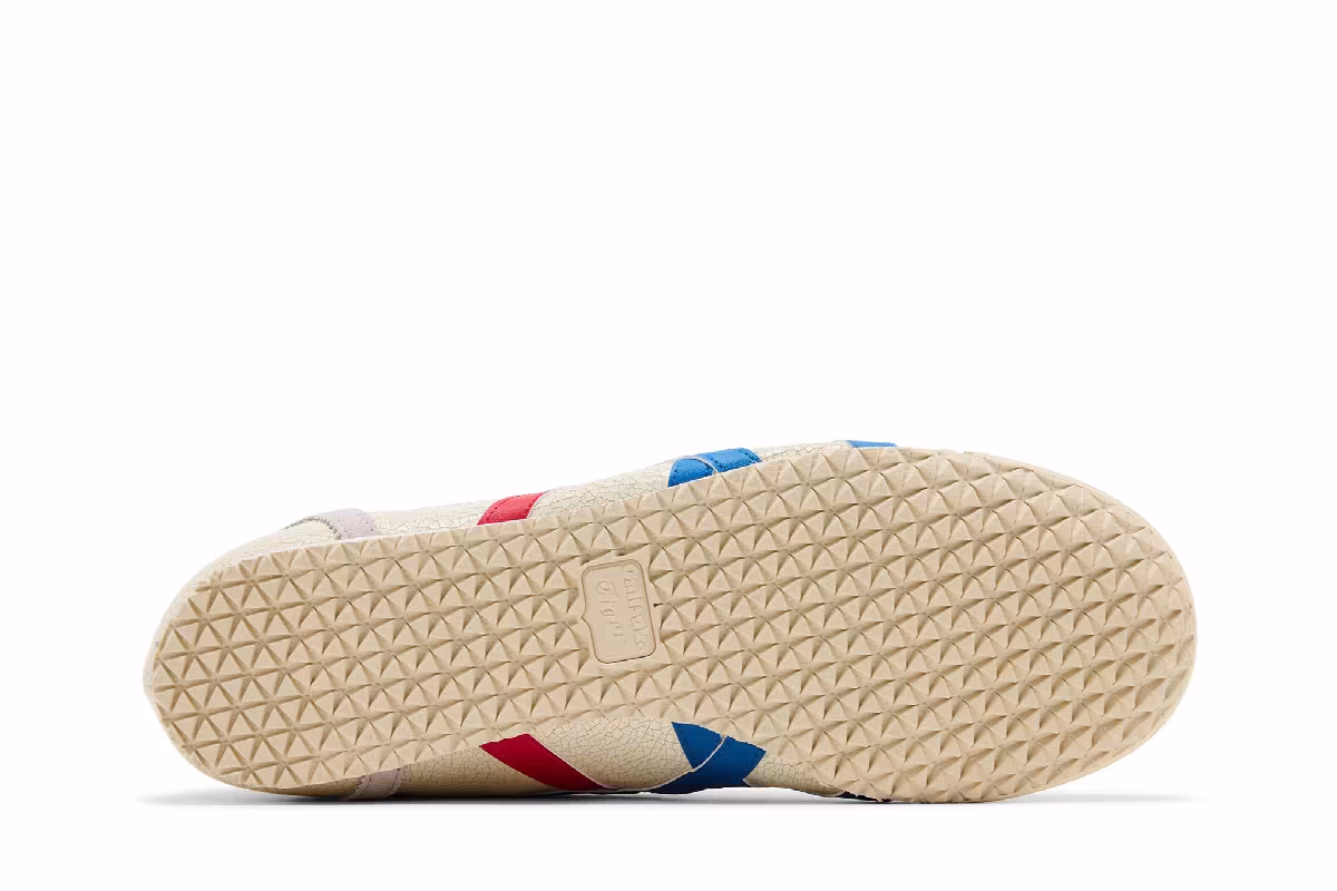 Onitsuka Tiger Mexico Mid Runner White Blue, view 5
