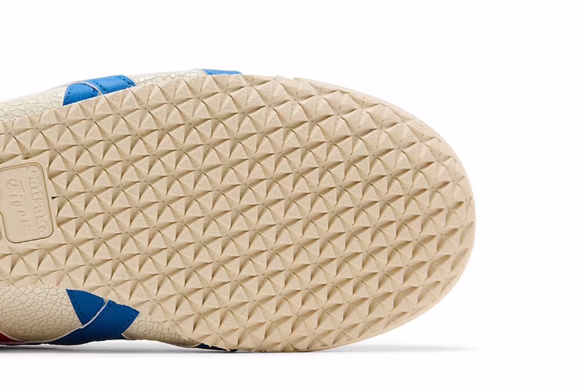 Onitsuka Tiger Mexico Mid Runner White Blue, view 6