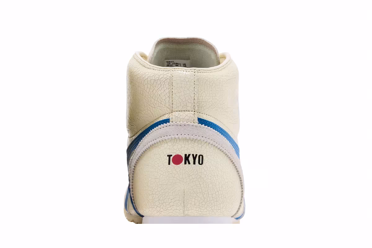 Onitsuka Tiger Mexico Mid Runner White Blue, view 8