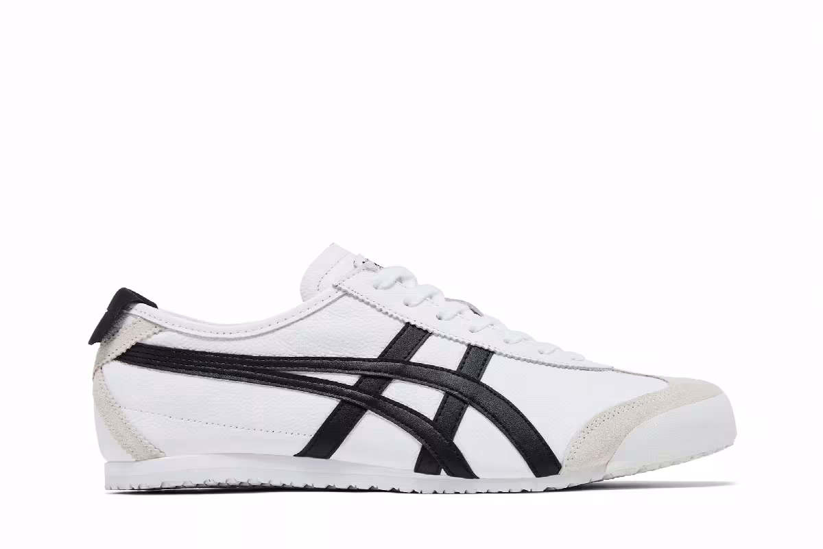 Onitsuka Tiger Mexico 66 White Black Suede Toe, view 2