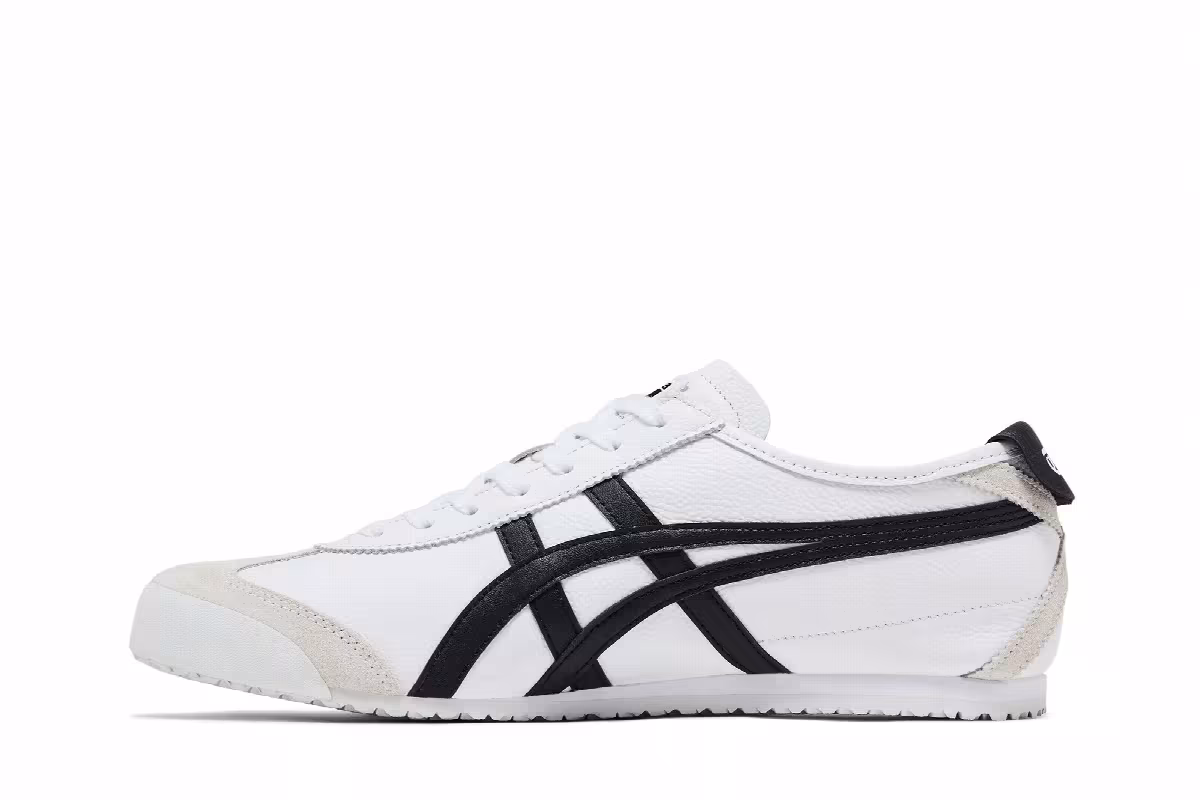 Onitsuka Tiger Mexico 66 White Black Suede Toe, view 4