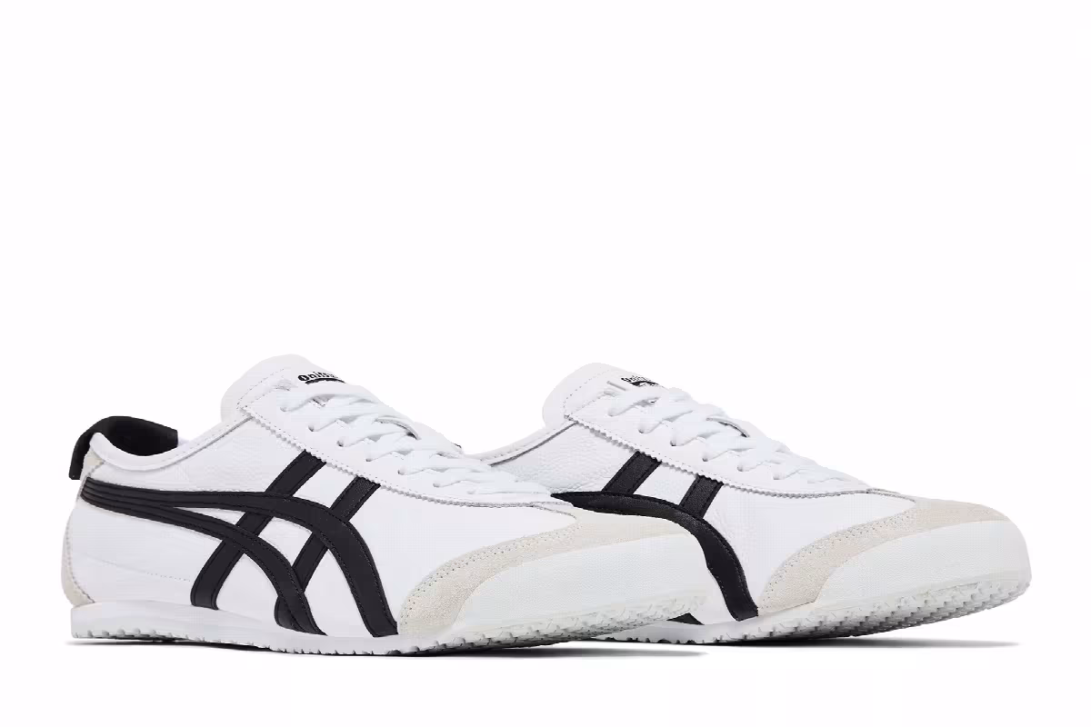 Onitsuka Tiger Mexico 66 White Black Suede Toe, view 9