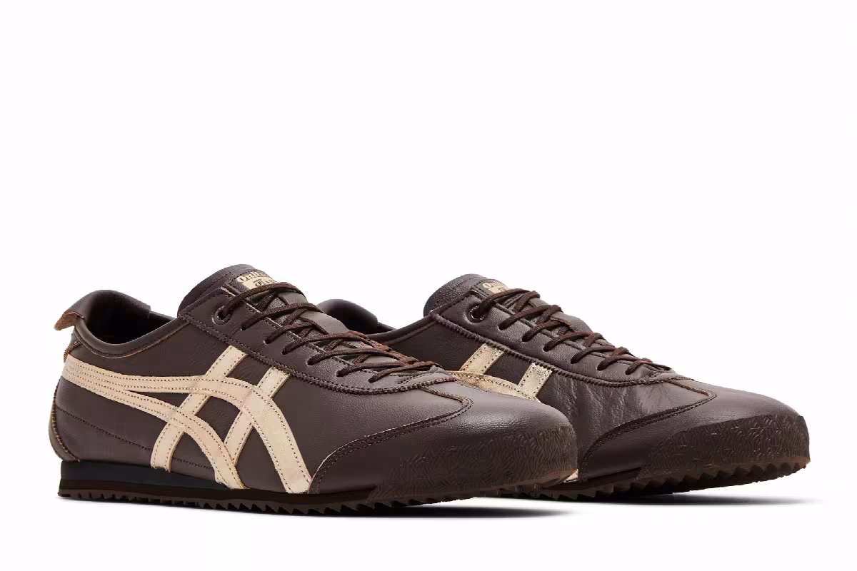 Onitsuka Tiger Mexico 66 SD Licorice Brown Champagne, view 9