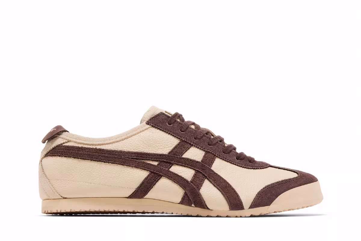 Onitsuka Tiger Mexico 66 Beige Chocolate Brown, view 2
