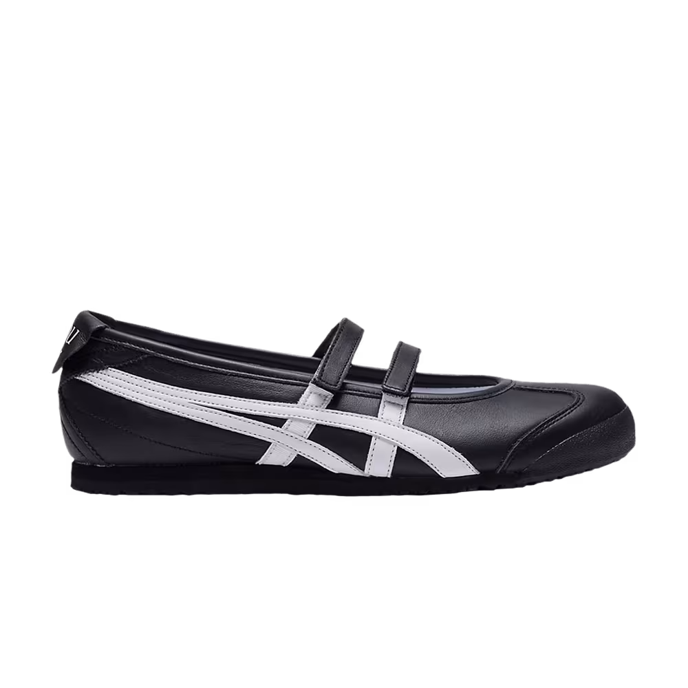 PATOU x Onitsuka Tiger Mexico 66 Ballerina Black White