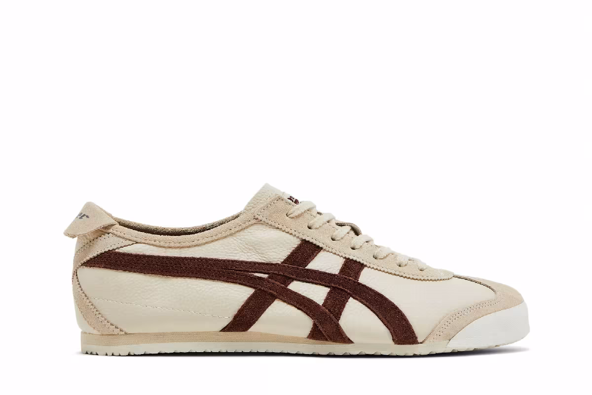 Onitsuka Tiger Mexico 66 Vintage Cream Burgundy, view 2