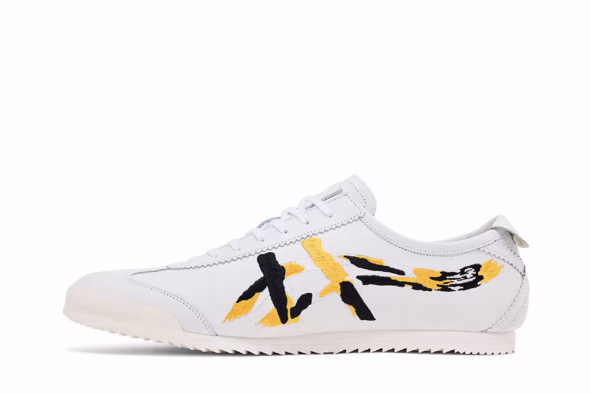 Onitsuka Tiger Mexico 66 Deluxe Nishikigoi - White Vibrant Yellow, view 4