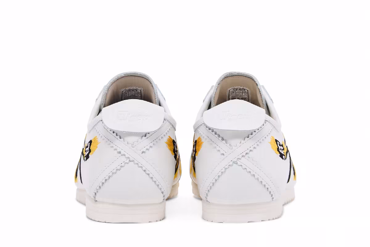 Onitsuka Tiger Mexico 66 Deluxe Nishikigoi - White Vibrant Yellow, view 7