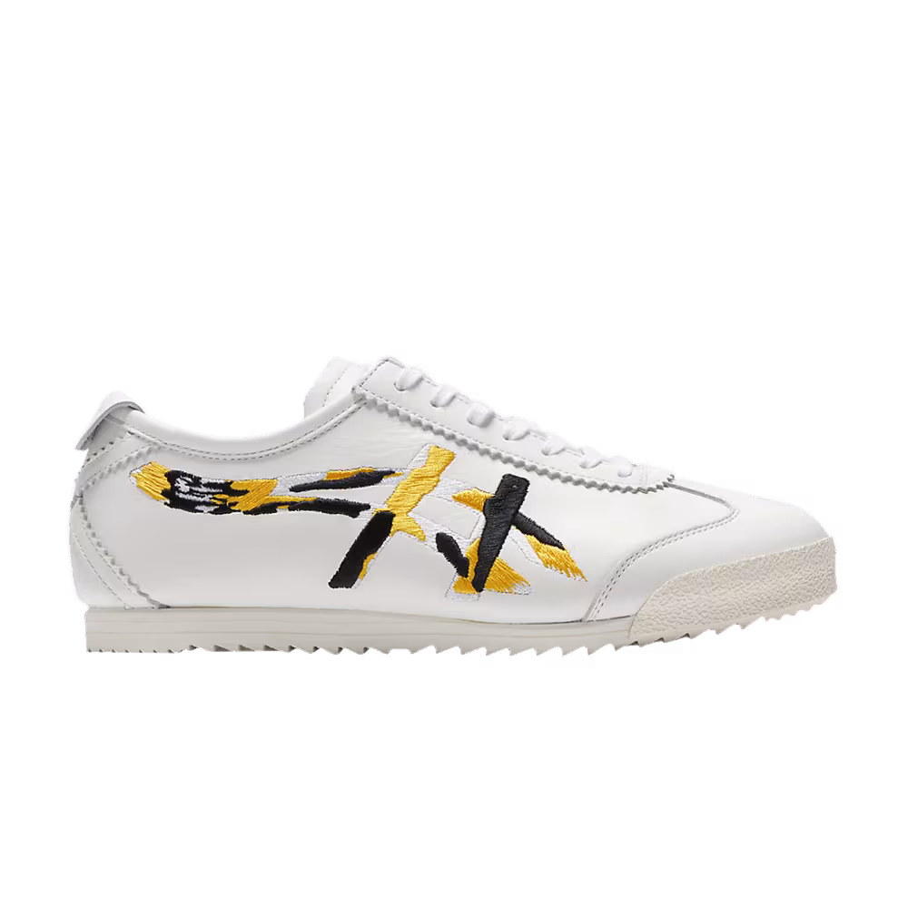 Onitsuka Tiger Women's Mexico 66 Deluxe Nishikigoi - White Vibrant Yellow