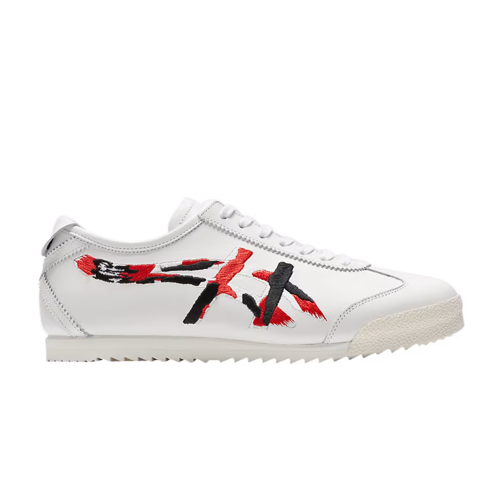 Onitsuka Tiger Women's Mexico 66 Deluxe Nishikigoi - White Classic Red