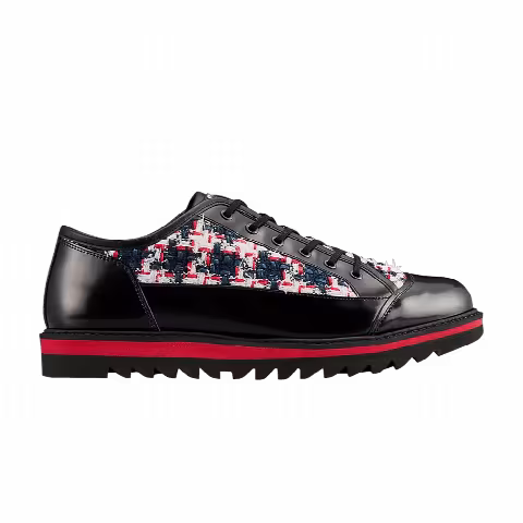 Onitsuka Tiger Blucher Lo 'Black Classic Red Tweed'