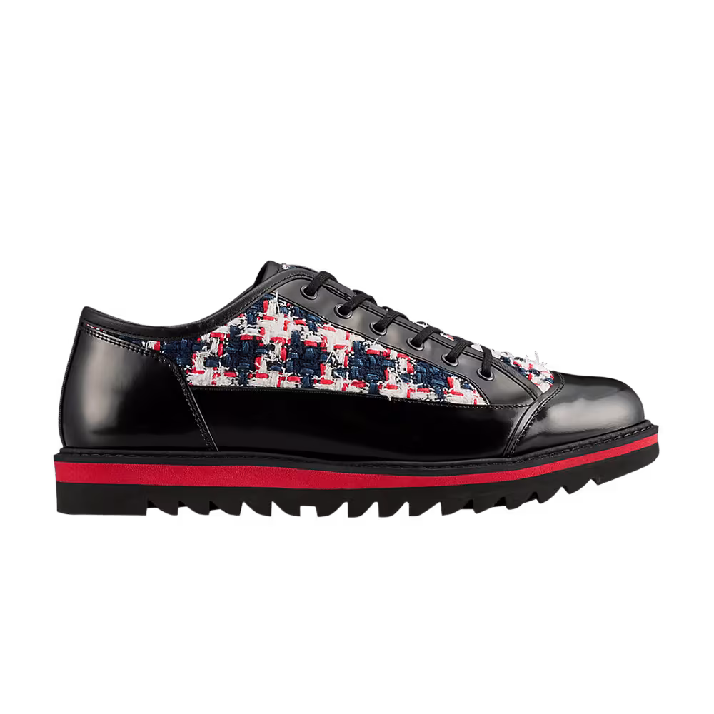 Onitsuka Tiger Blucher Lo Black Classic Red Tweed