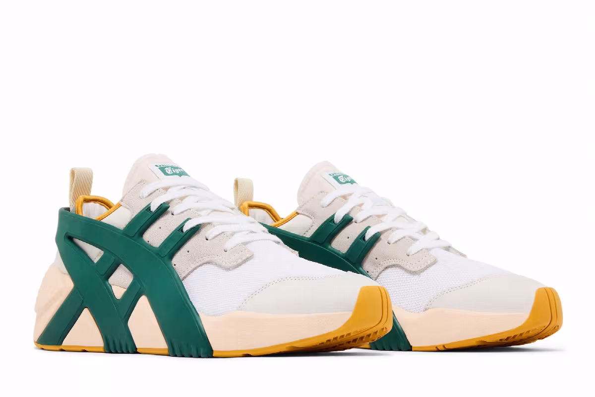 Onitsuka Tiger Big Logo Trainer 2.0 White Pine Green, view 9