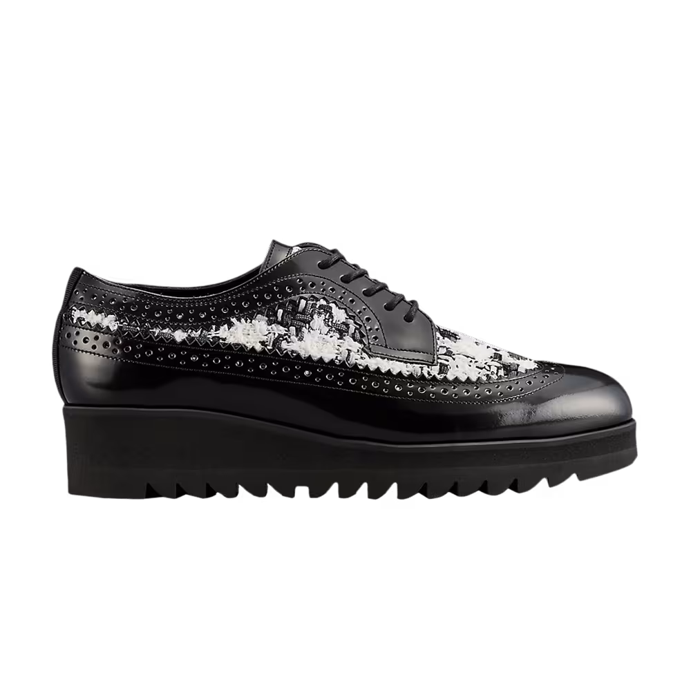 Onitsuka Tiger Women's Brogue Black White Tweed
