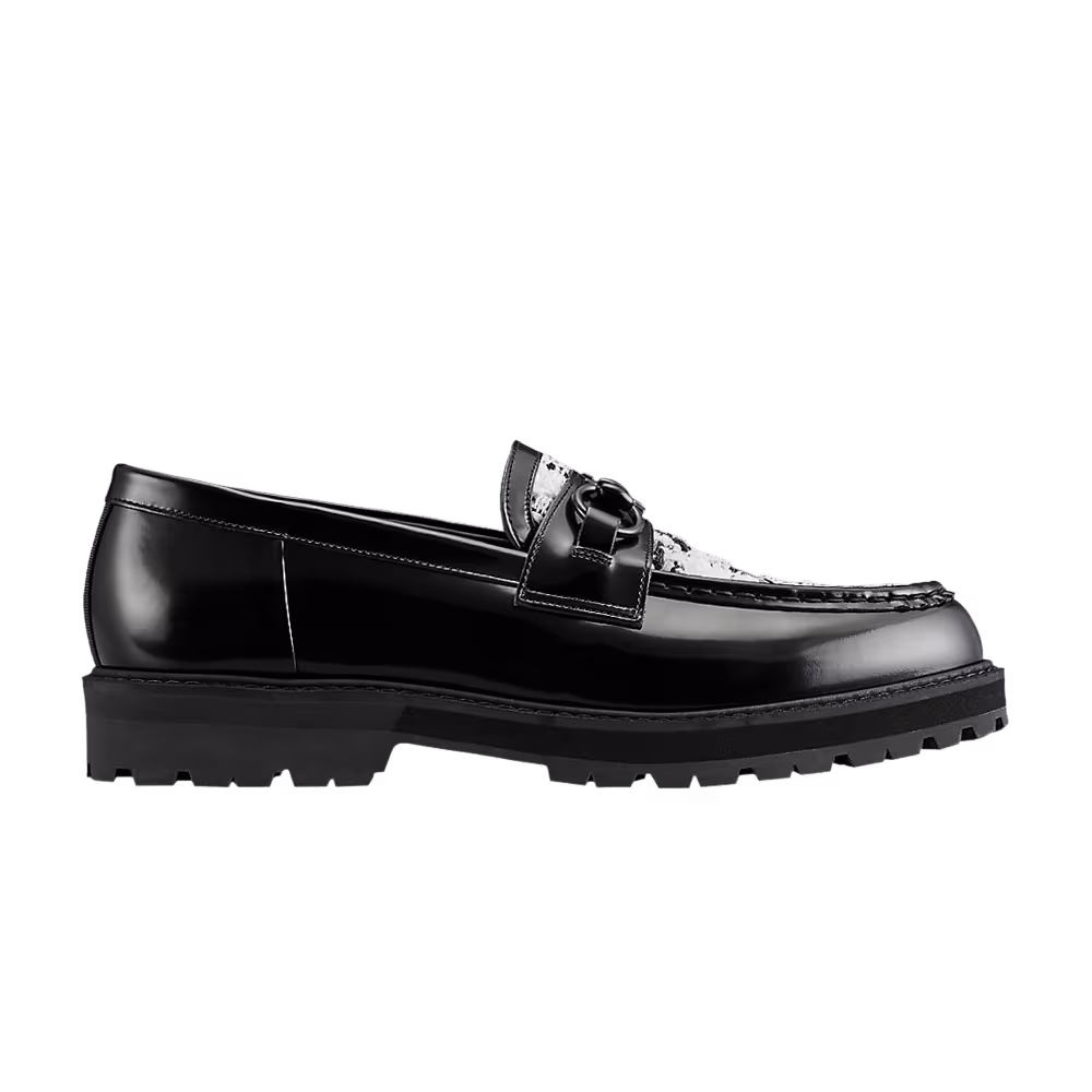 Onitsuka Tiger Bit Loafer Black White Tweed