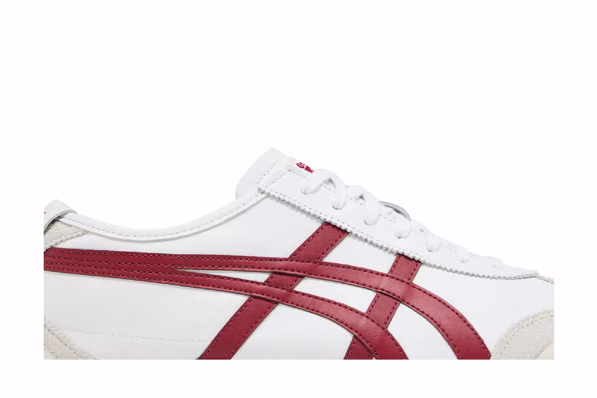 Onitsuka Tiger Mexico 66 White Burgundy, view 3
