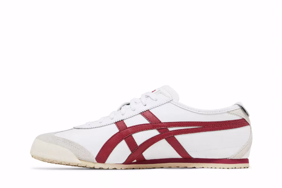 Onitsuka Tiger Mexico 66 White Burgundy, view 4