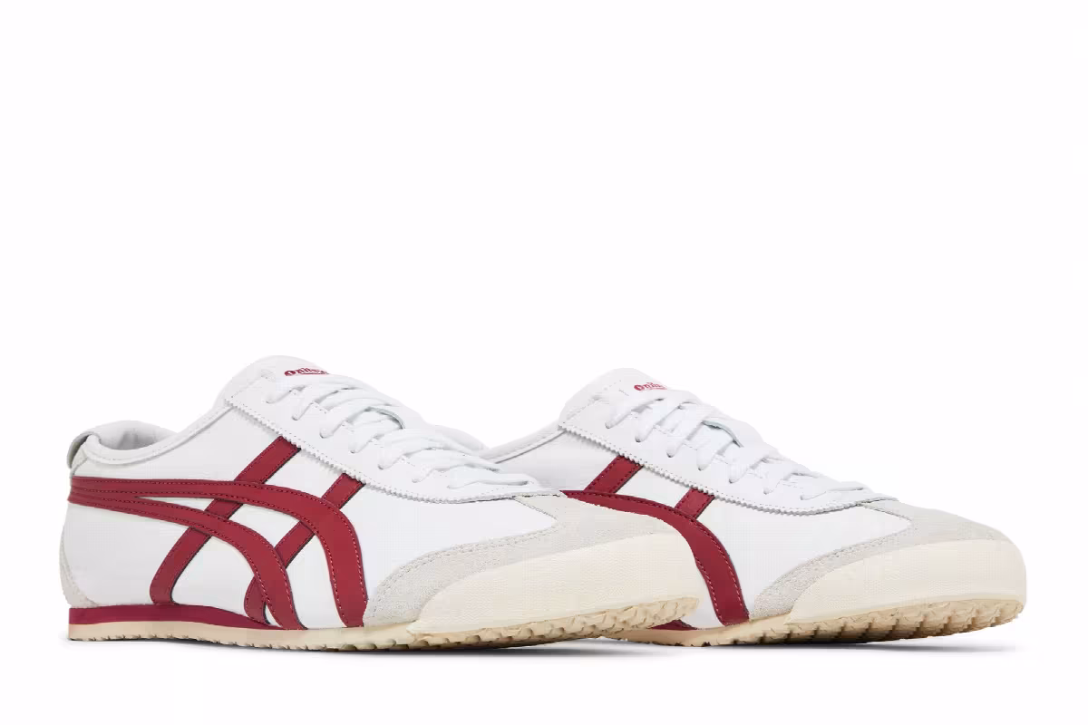 Onitsuka Tiger Mexico 66 White Burgundy, view 9