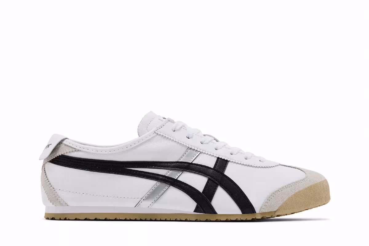 Onitsuka Tiger Mexico 66 White Silver Black, view 2