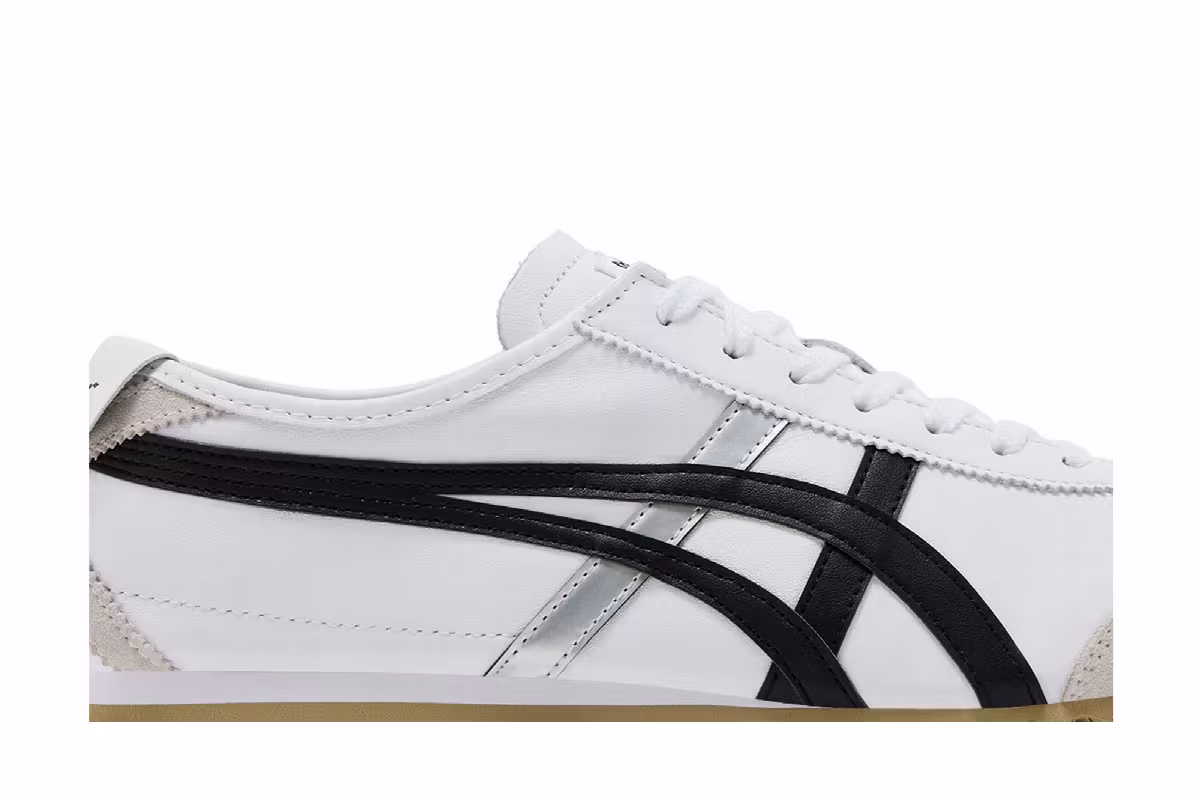 Onitsuka Tiger Mexico 66 White Silver Black, view 3