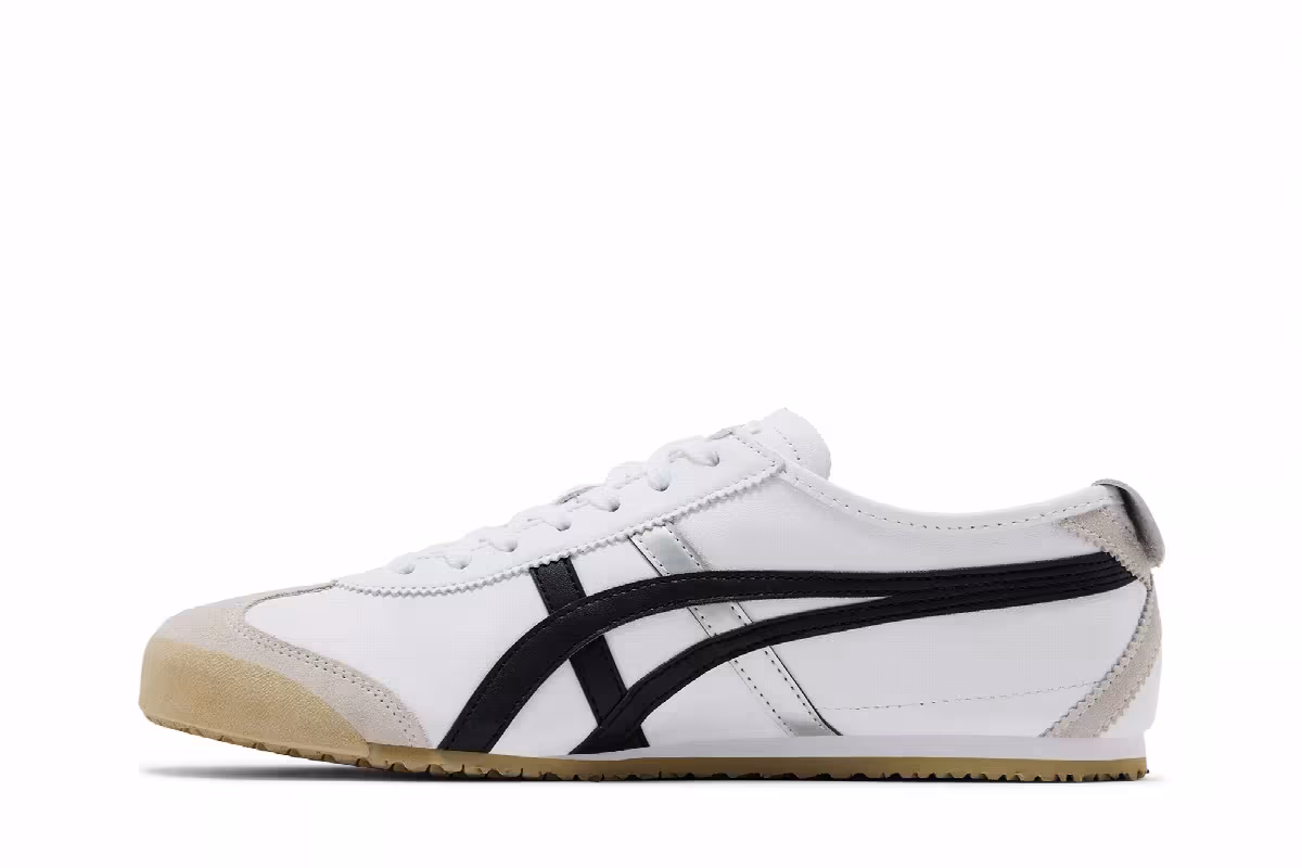 Onitsuka Tiger Mexico 66 White Silver Black, view 4