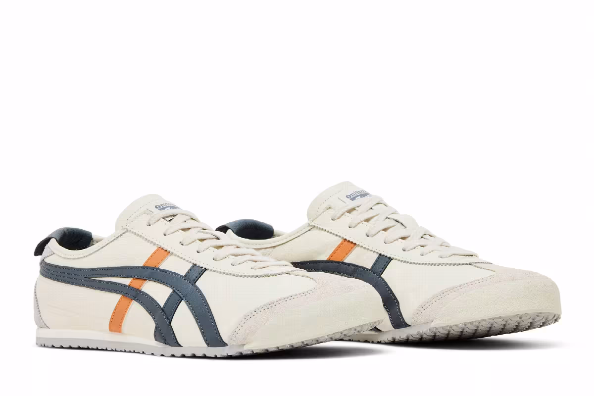 Onitsuka Tiger Mexico 66 White Navy Orange, view 9
