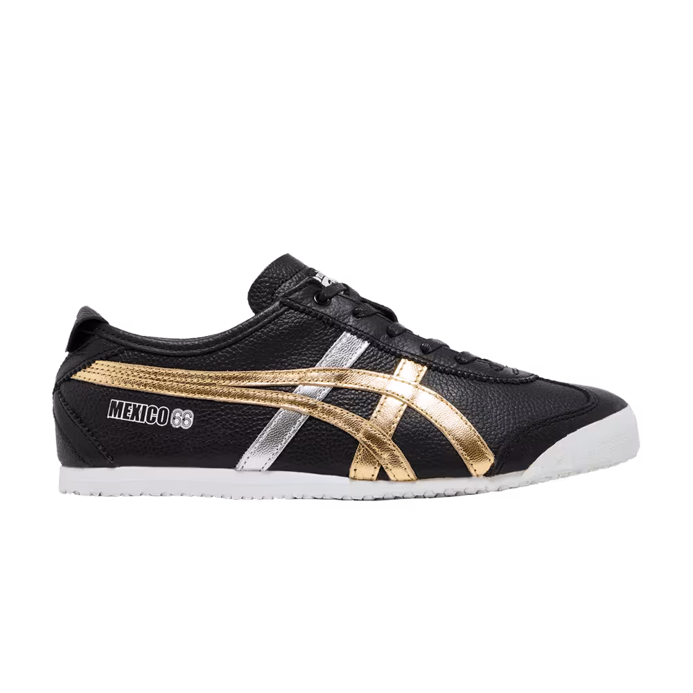 Onitsuka Tiger Mexico 66 Black Gold Metallic