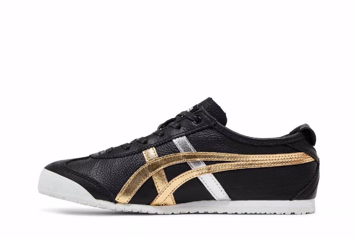 Onitsuka Tiger Mexico 66 Black Gold Metallic, view 4