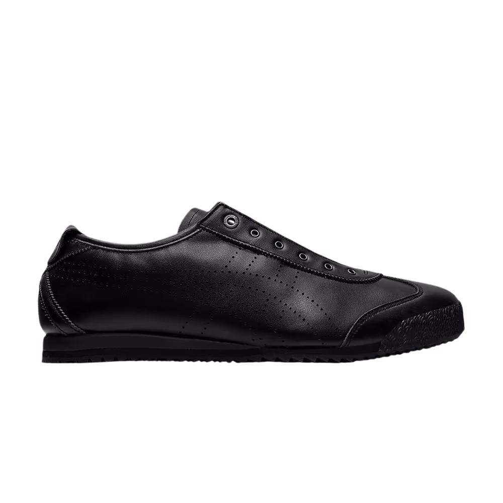 Onitsuka Tiger Mexico 66 SD Slip-On Punched Stripes - Triple Black