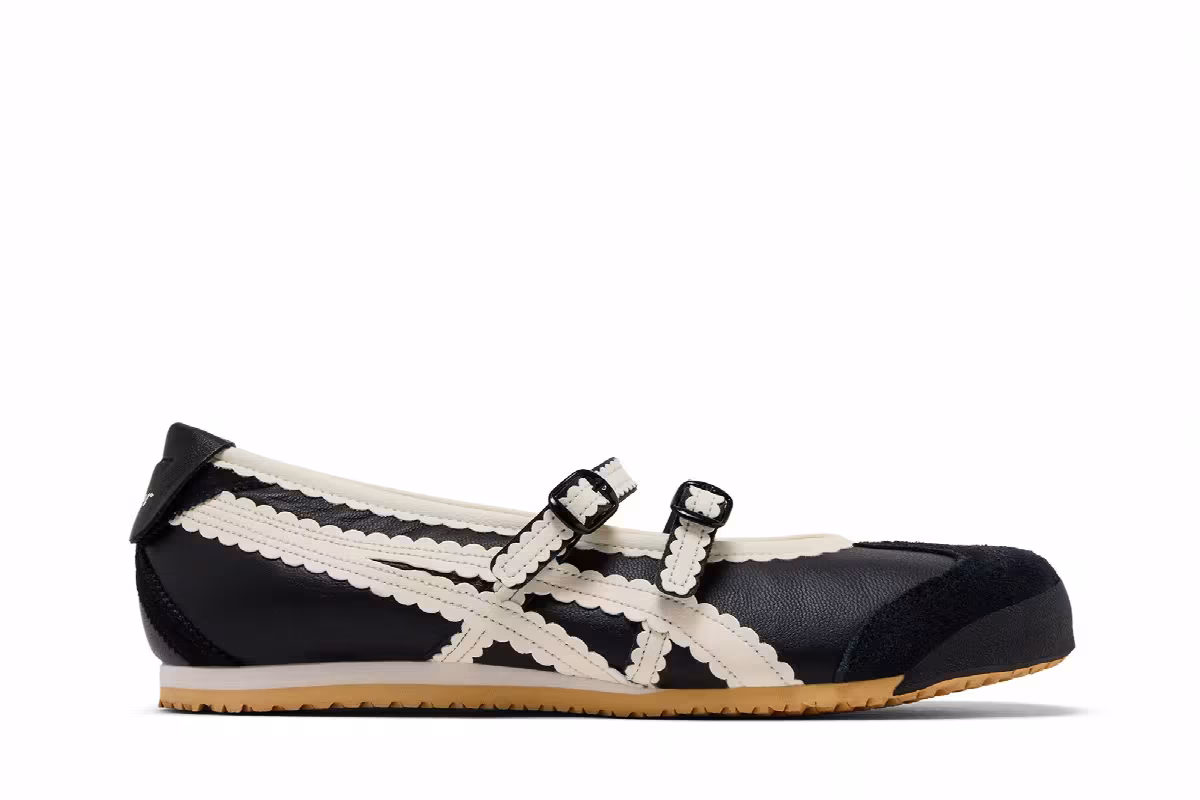 Onitsuka Tiger Women's Mexico 66 TGRS Black Cream, view 2