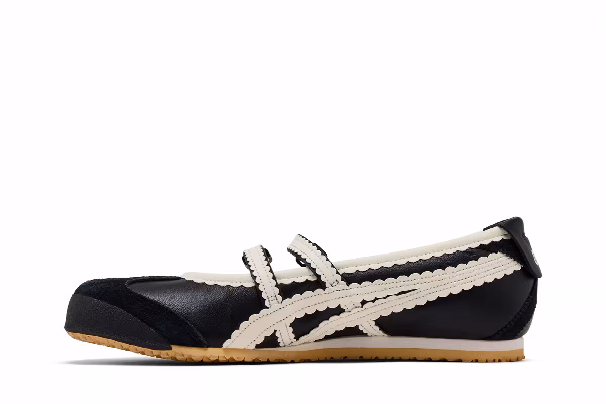 Onitsuka Tiger Women's Mexico 66 TGRS Black Cream, view 4