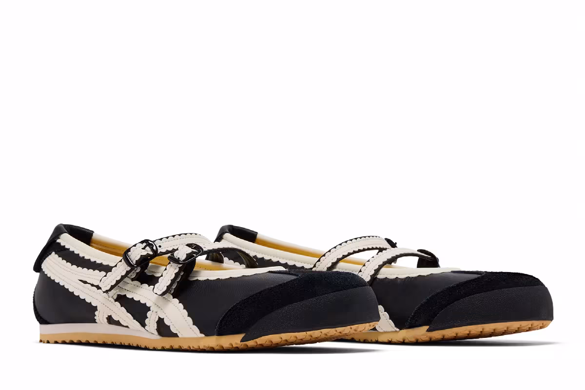 Onitsuka Tiger Women's Mexico 66 TGRS Black Cream, view 9
