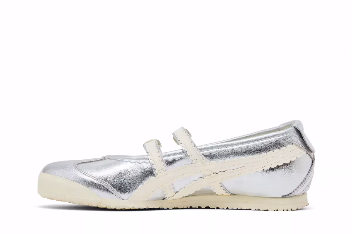 Onitsuka Tiger Women's Mexico 66 TGRS Silver Cream, view 4