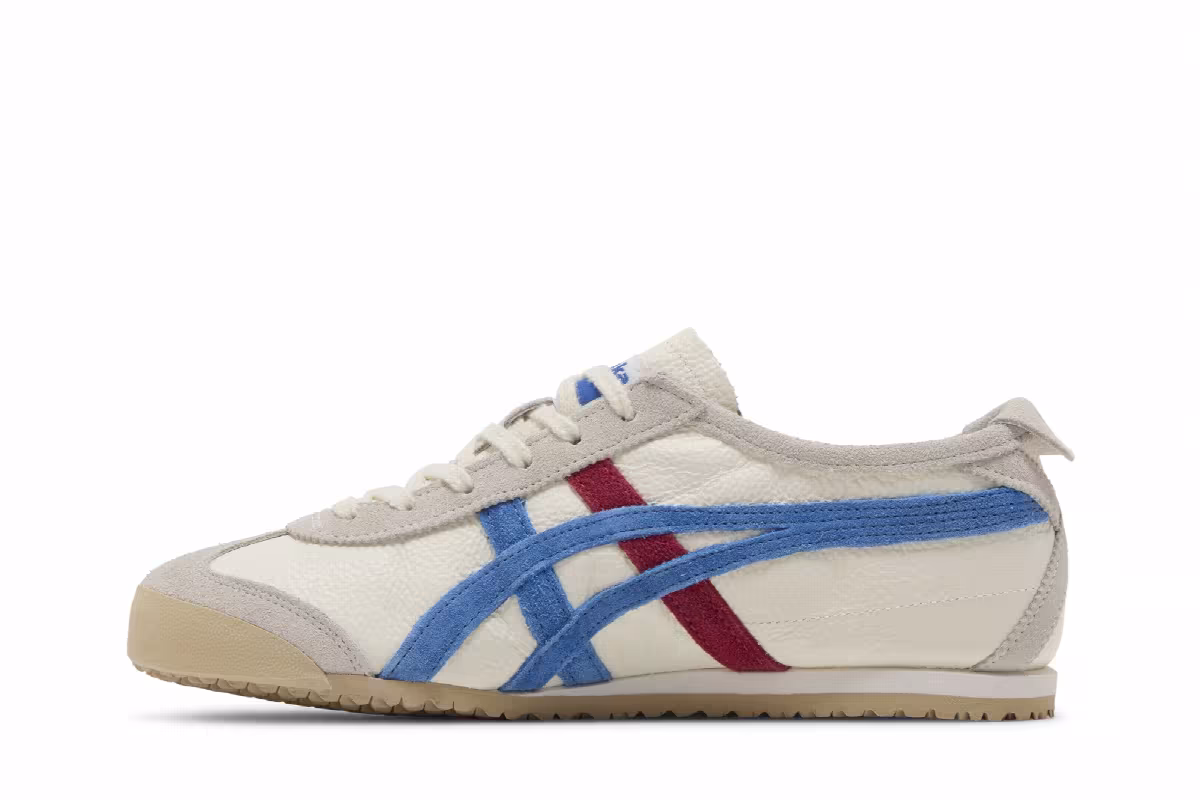 Onitsuka Tiger Mexico 66 Vintage White Directoire Blue, view 4