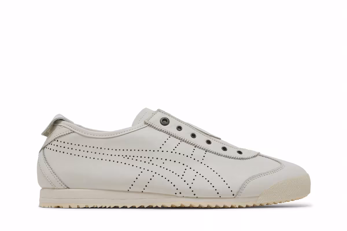 Onitsuka Tiger Mexico 66 SD Slip-On Punched Stripes - Cream, view 2