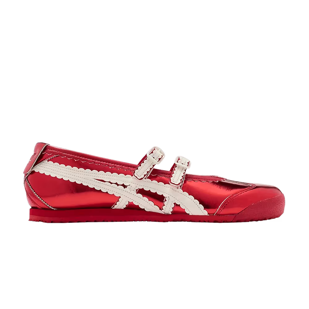 Onitsuka Tiger Women's Mexico 66 TGRS Metallic Pack - Classic Red Cream