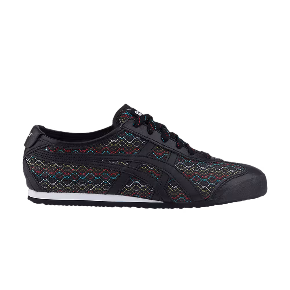 Onitsuka Tiger Women's Mexico 66 Black Multi-Color