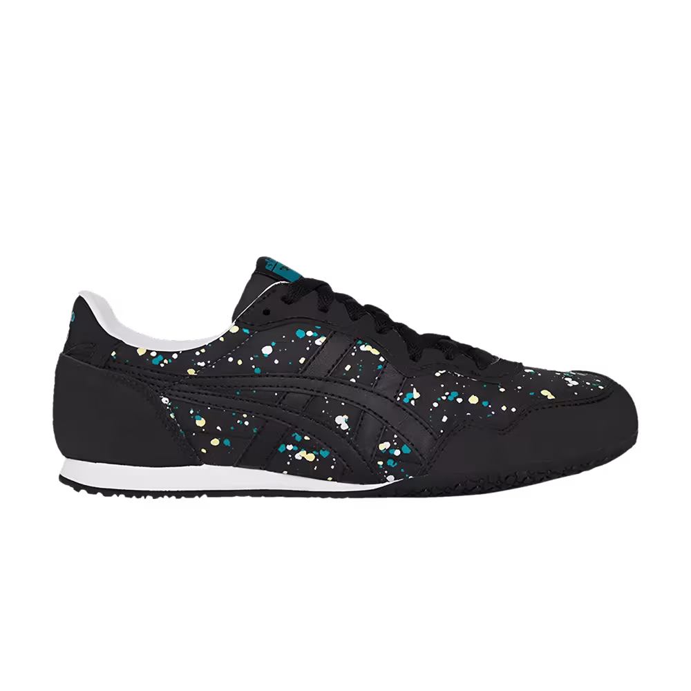 Onitsuka Tiger Women's Serrano Black Paint Splatter