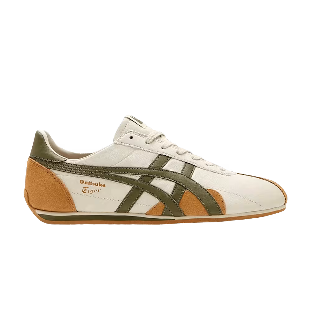 Onitsuka Tiger Runspark Beige Olive Green Mustard Yellow
