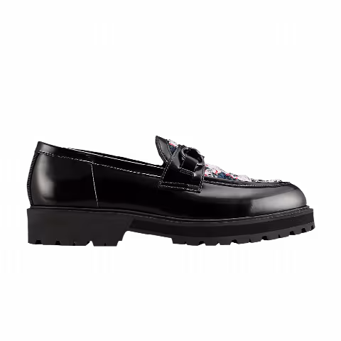 Onitsuka Tiger Wmns Bit Loafer 'Black Classic Red Tweed'
