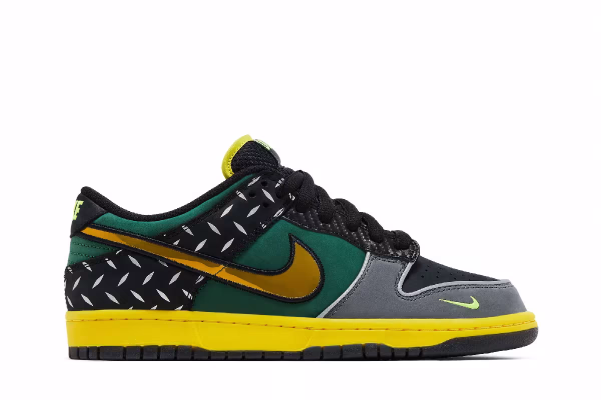 Nike Dunk Low What the Duck - University of Oregon Home, view 2