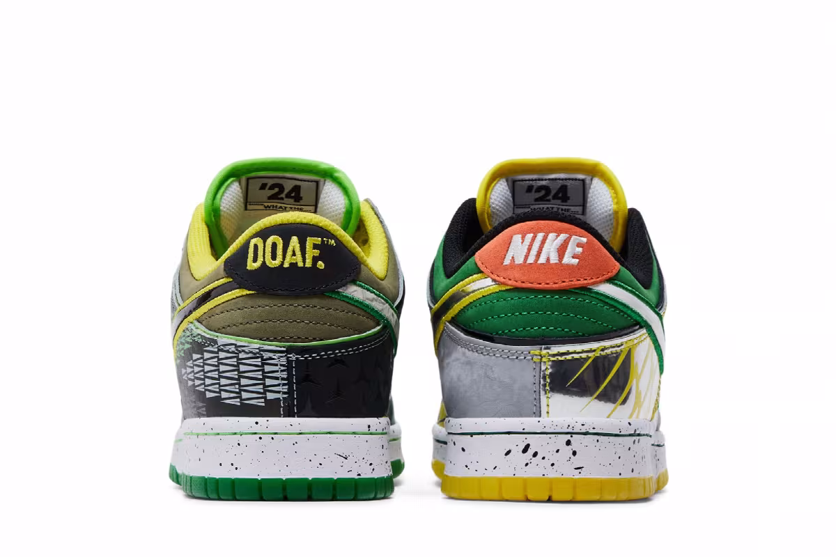 Nike Dunk Low What the Duck - University of Oregon Away, view 7