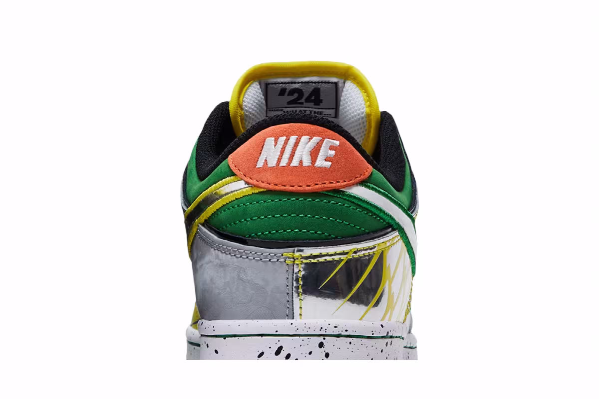 Nike Dunk Low What the Duck - University of Oregon Away, view 8