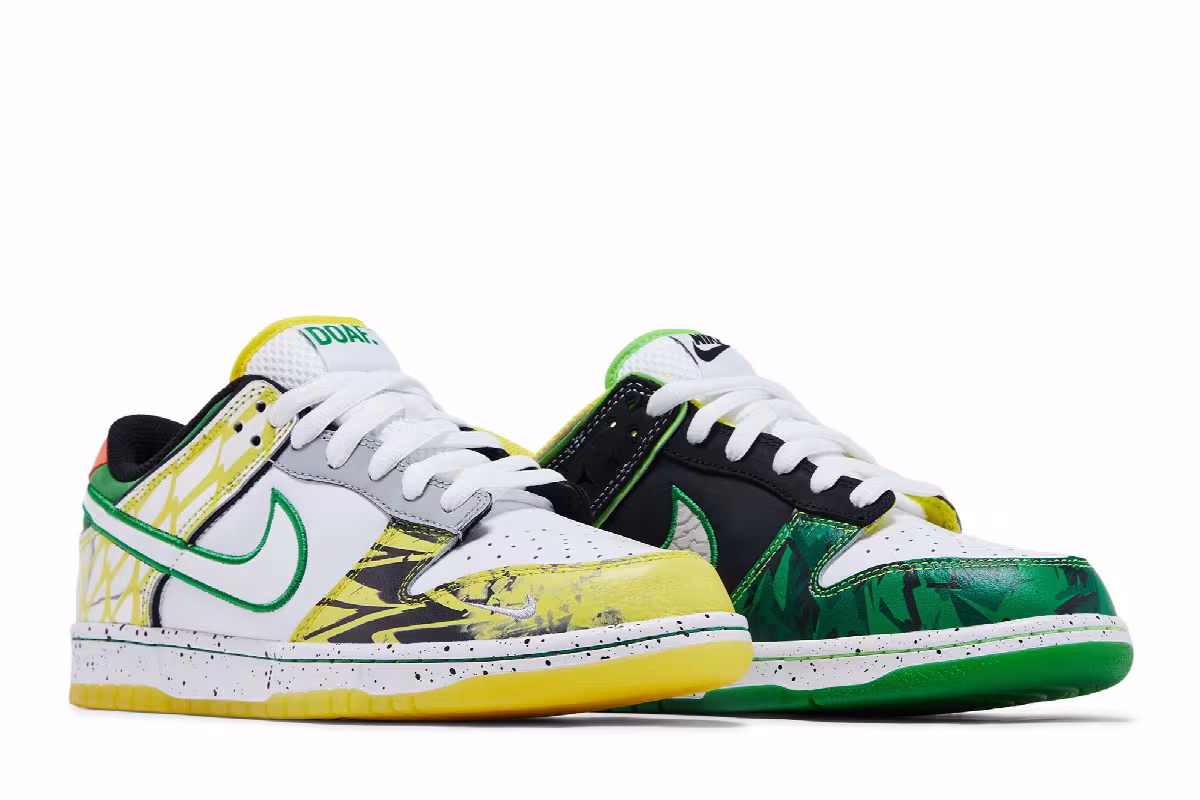 Nike Dunk Low What the Duck - University of Oregon Away, view 9