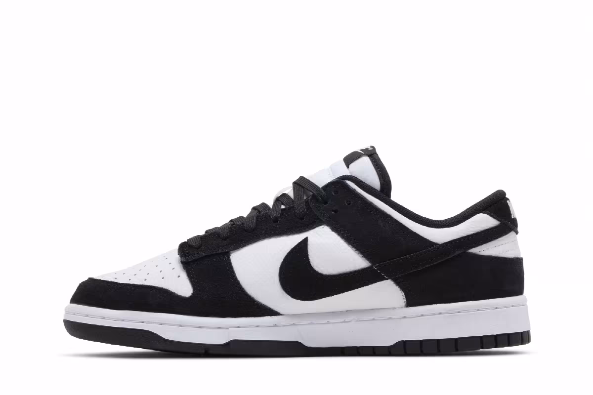Nike Dunk Low SE Suede Panda, view 4