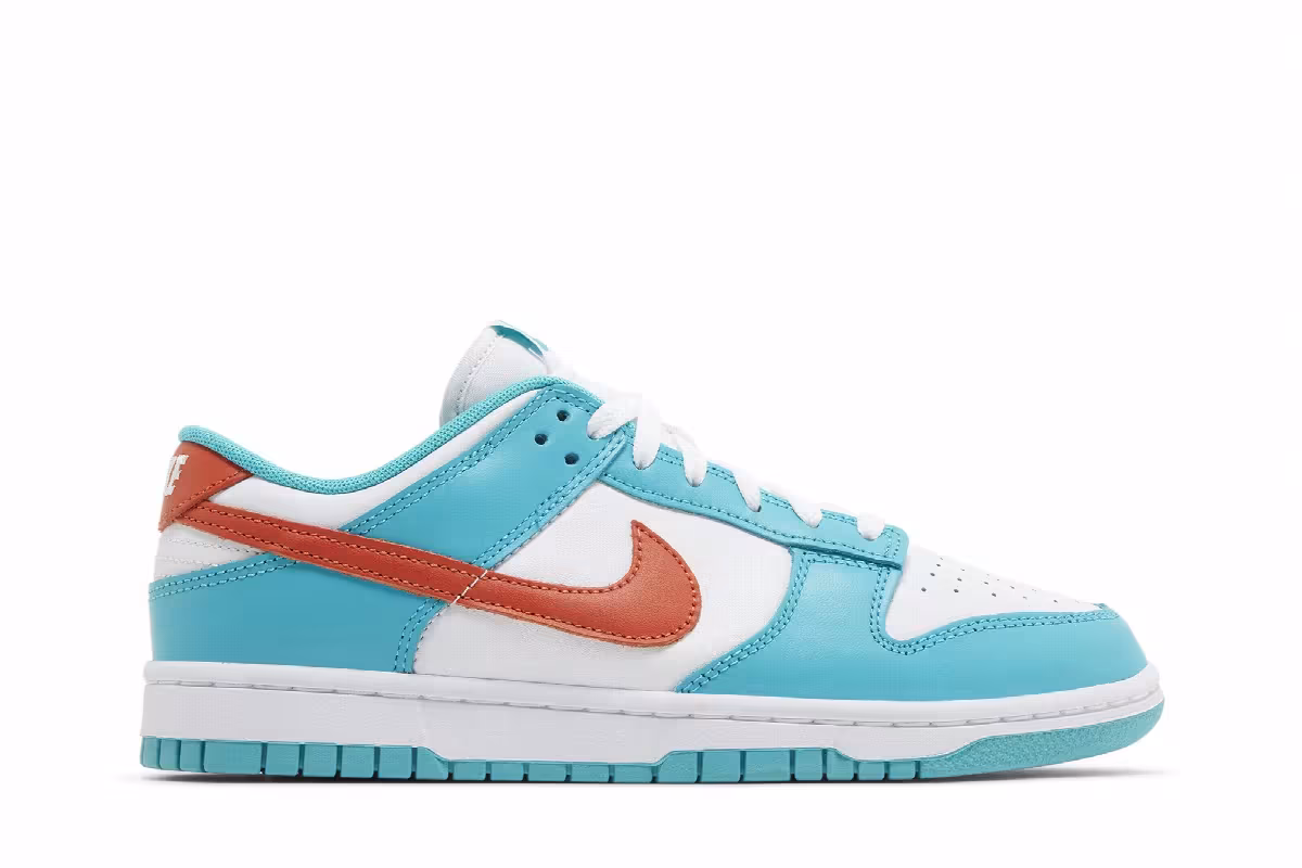 Nike Dunk Low Miami Dolphins, view 2